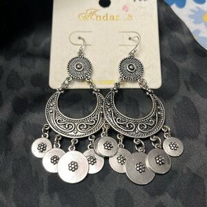 Stealing Silver Earrings